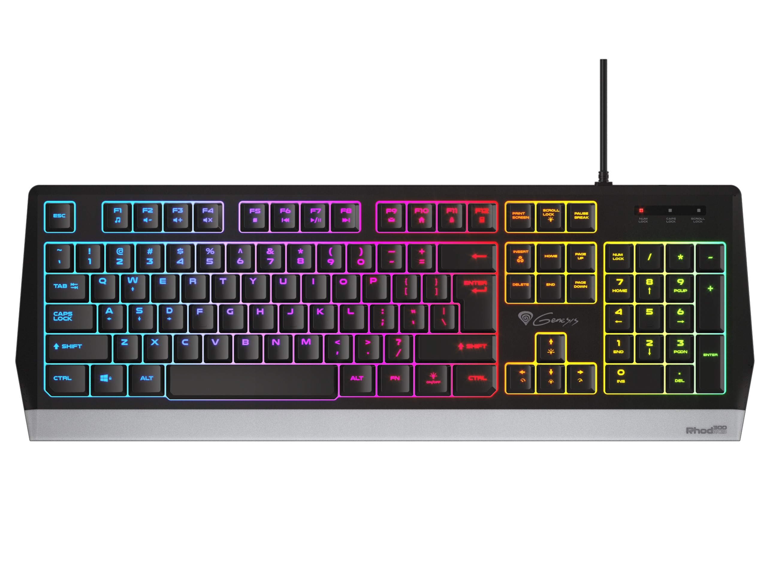 Membránová klávesnica Rhod 300 RGB